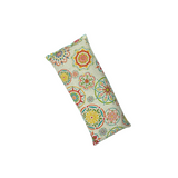 eye pillow or microwavable heating pad in a cream medallion fabric