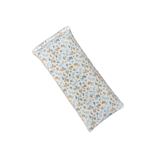 Whiffy - Eye Pillow - Warm and Cold Compress - Blue, Brown and White Floral