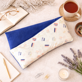 Microwavable Neck & Shoulder Heating Pad - 5" x 23" Flaxseed Hot & Cold Pack | Whiffy