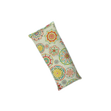 eye pillow or microwavable heating pad in a cream medallion fabric 