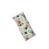 eye pillow or microwavable heating pad in a navy floral