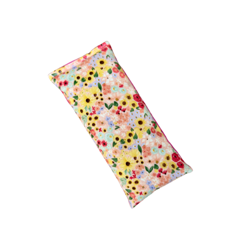 Whiffy - Flaxseed Microwave Heating Pads - Eye Pillow - Pink Floral