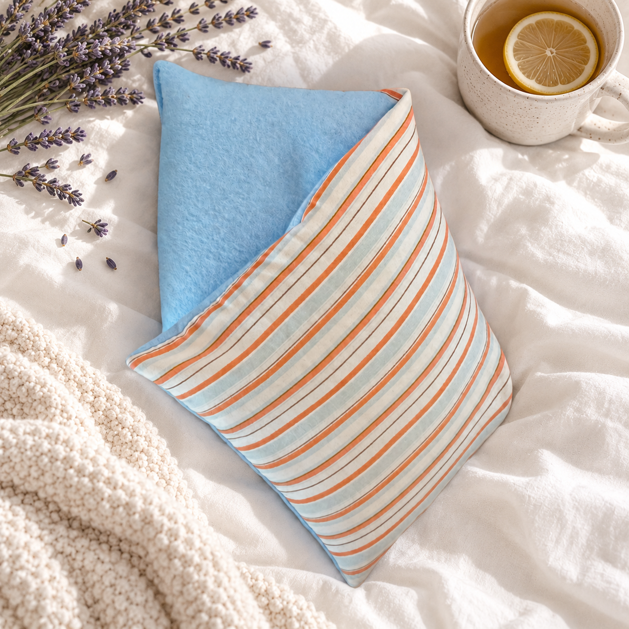 Microwavable Heating Pad - 6" x 12" Flaxseed Hot & Cold Pack | Whiffy 20th Anniversary Collection