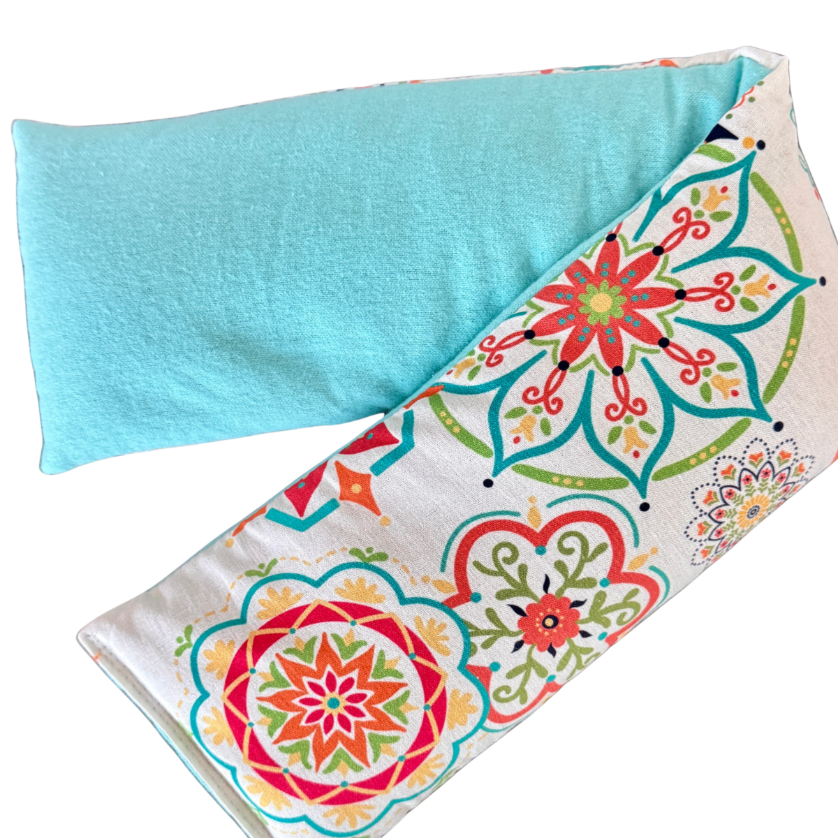 Microwavable Neck & Shoulder Heating Pad - 5" x 23" Flaxseed Hot & Cold Pack | Whiffy