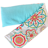 Microwavable Neck & Shoulder Heating Pad - 5" x 23" Flaxseed Hot & Cold Pack | Whiffy